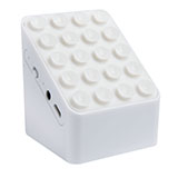 Портативная bluetooth-колонка SYRENE, 6х6,9х5,8см, белый, пластик