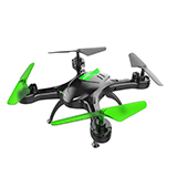 Квадрокоптер радиоуправляемый HIPER FALCON X, черный с зеленым Квадрокоптер радиоуправляемый HIPER FALCON X, черный с зеленым