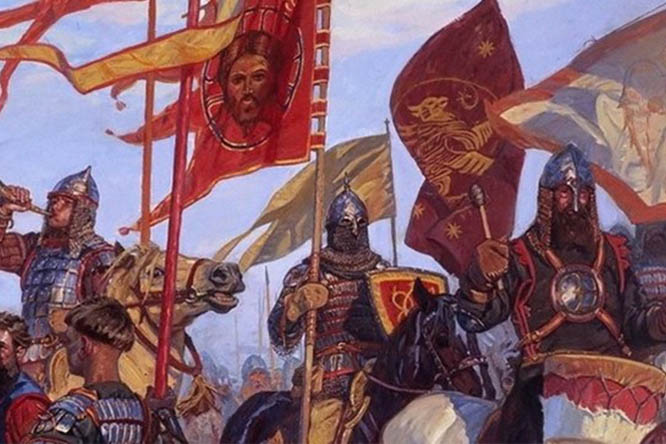 первый русский флаг