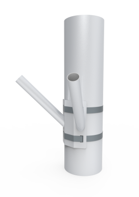 Флагшток-кронштейн для крепления на столб 2-х флагов