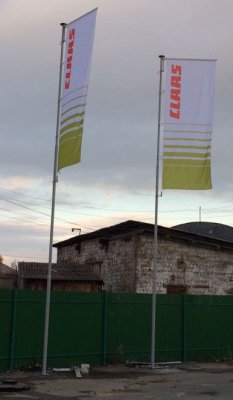 Флагшток уличный стационарный секционный Nordwerk БАННЕР 18 метров