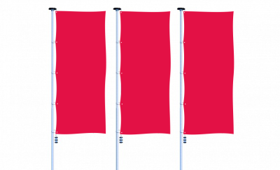 Малиновый флаг расцвечивания 90х135 см.