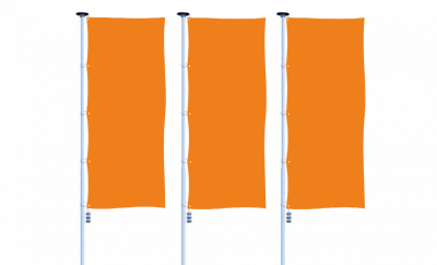Оранжевый флаг расцвечивания 90х135 см.