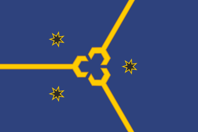Флаг Нефтекамска 90х135 см