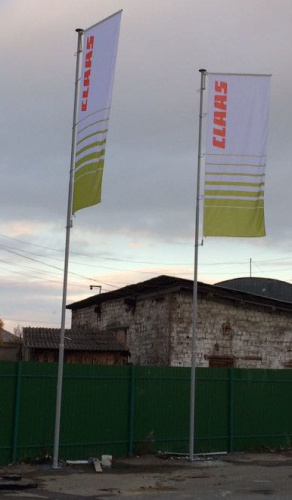 Флагшток уличный стационарный секционный Nordwerk СУПЕР БАННЕР 17 метров